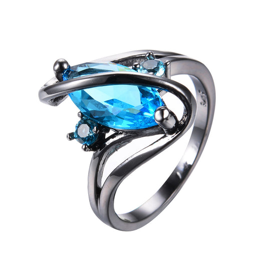 Black Gold Diamond Ring