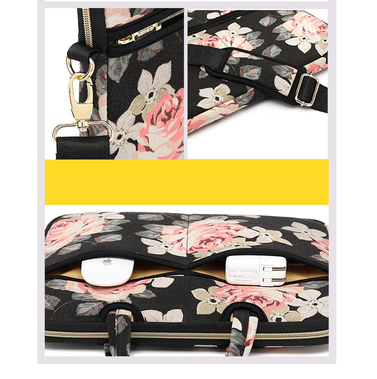 floral Print computer bag