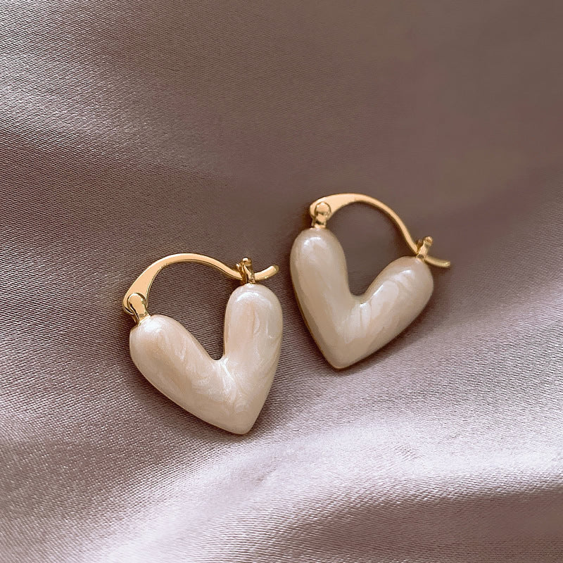 Women's Heart shape Small Earrings