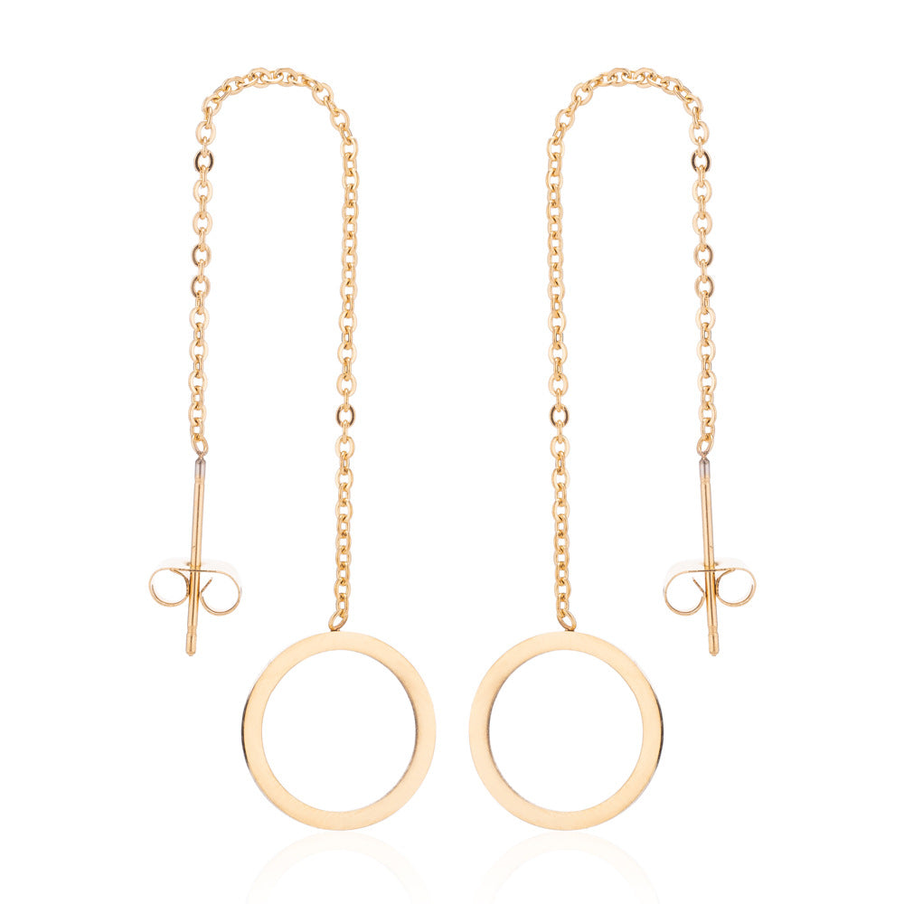 Vintage Metal Tassel Earrings