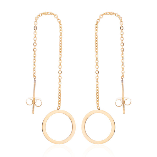 Vintage Metal Tassel Earrings