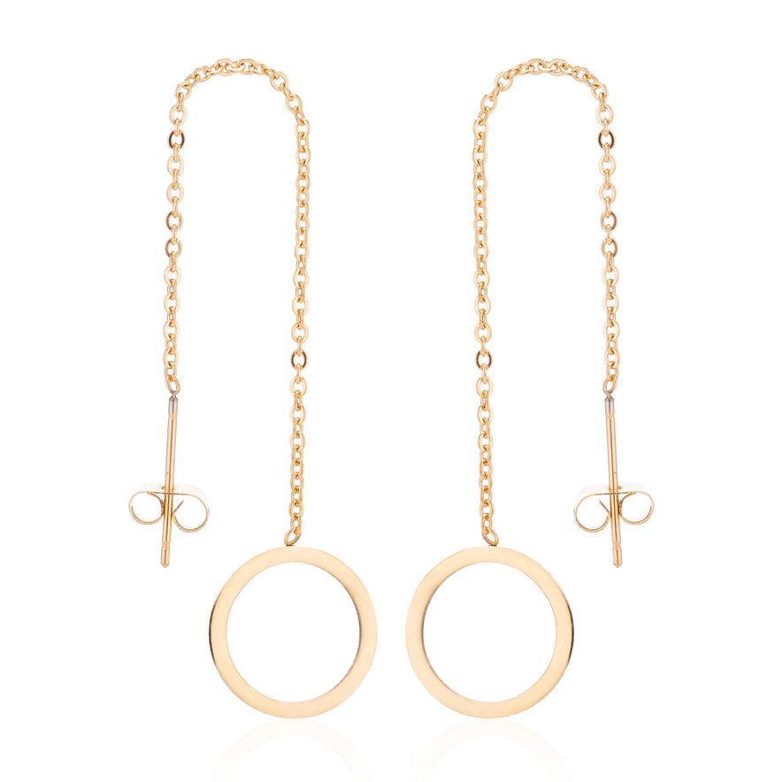 Vintage Metal Tassel Earrings