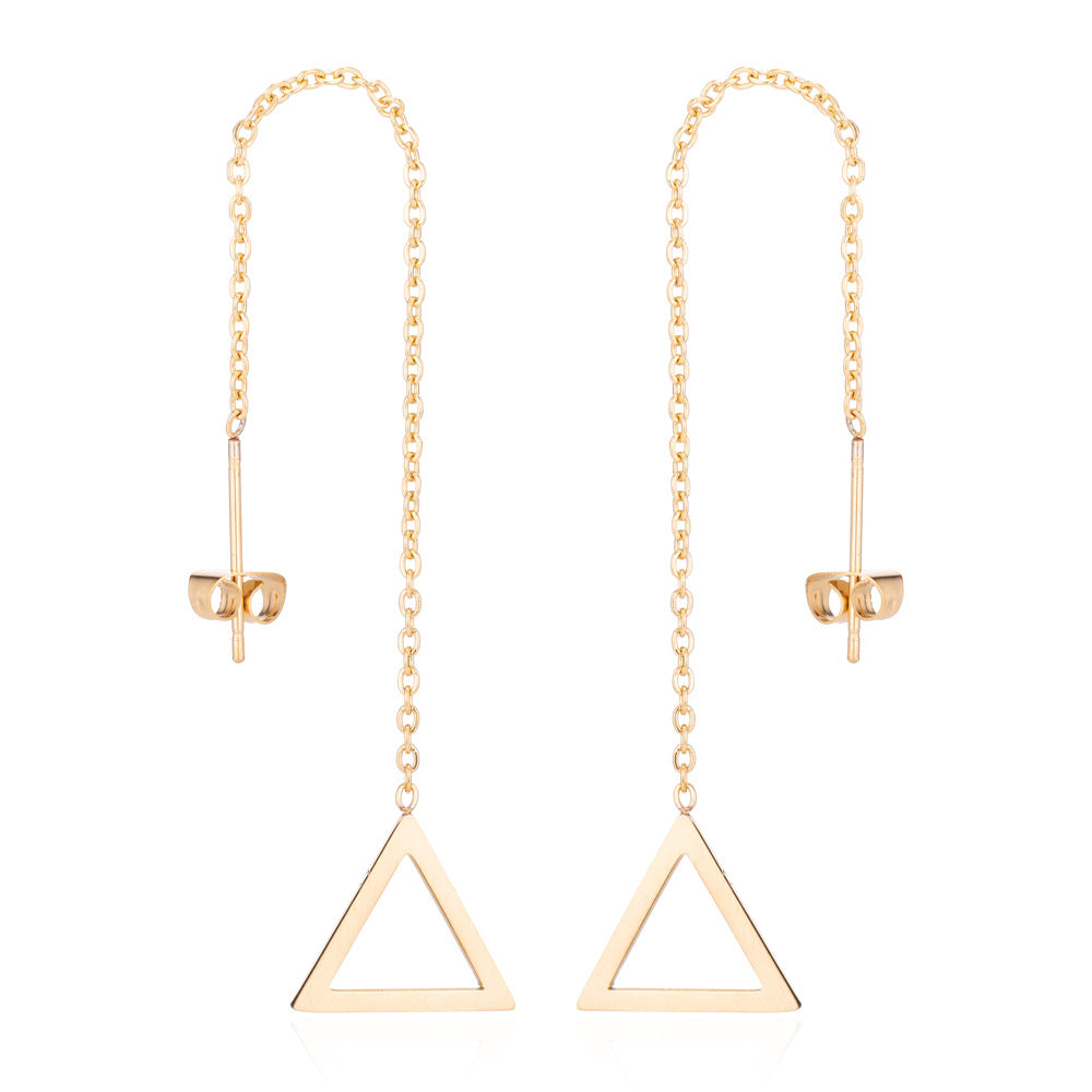 Vintage Metal Tassel Earrings