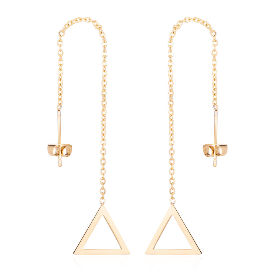 Vintage Metal Tassel Earrings