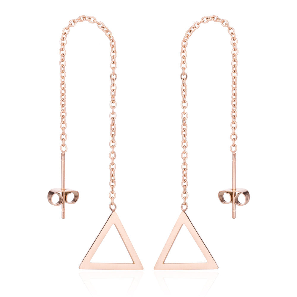 Vintage Metal Tassel Earrings