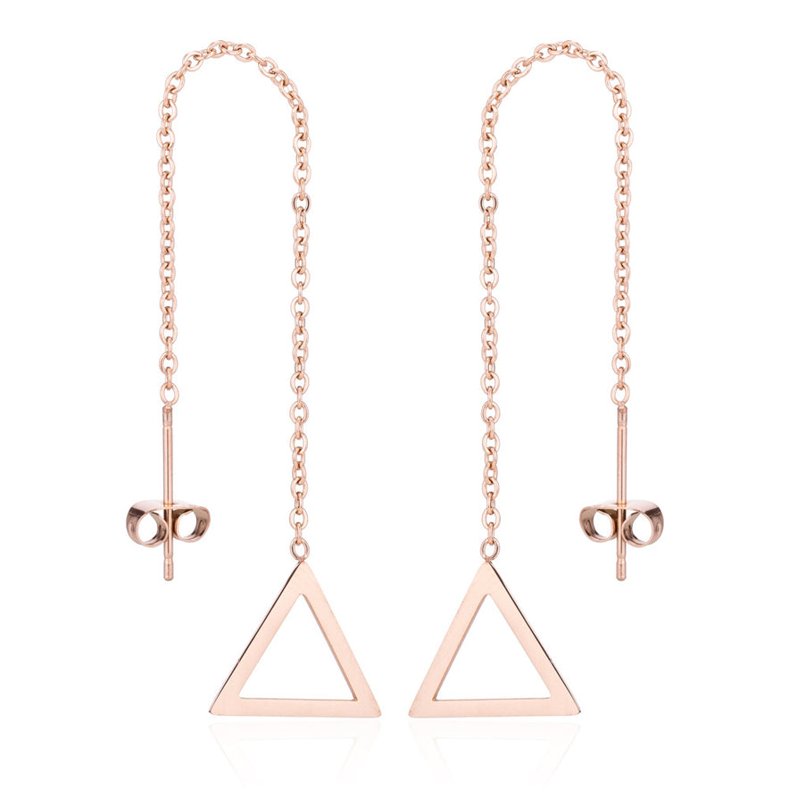 Vintage Metal Tassel Earrings