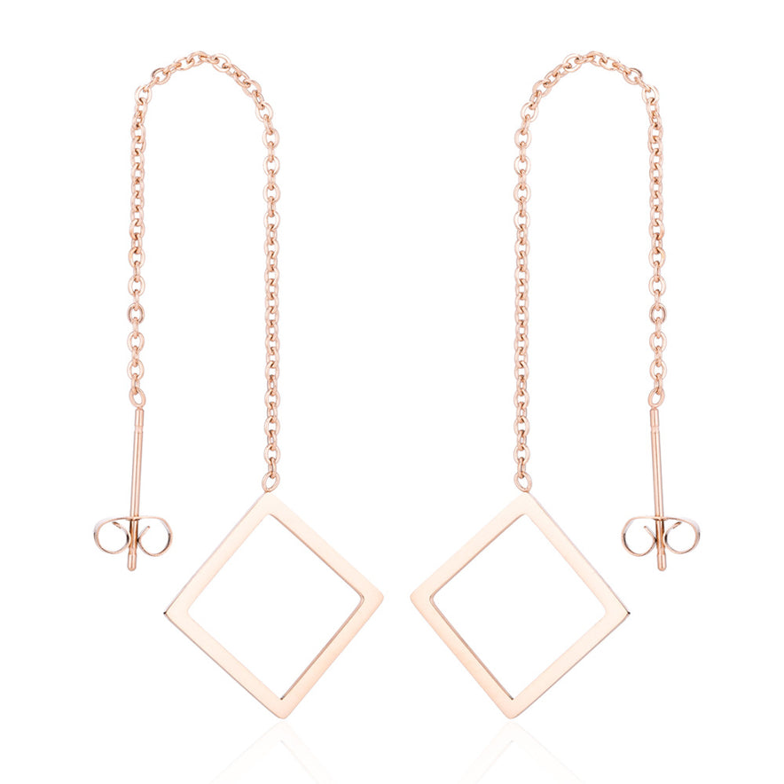 Vintage Metal Tassel Earrings