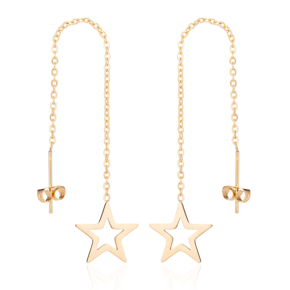 Vintage Metal Tassel Earrings