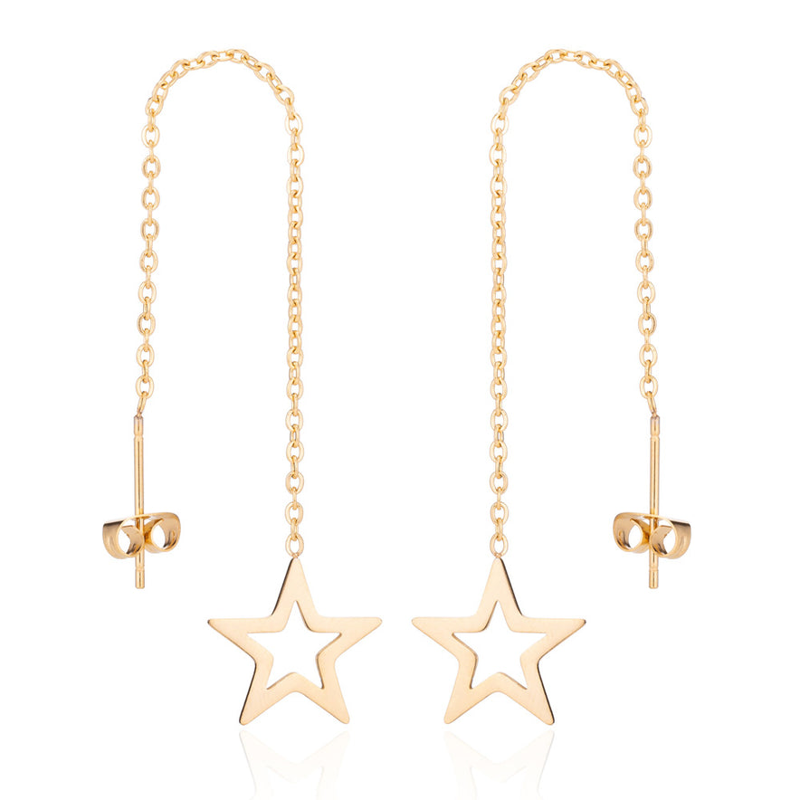 Vintage Metal Tassel Earrings