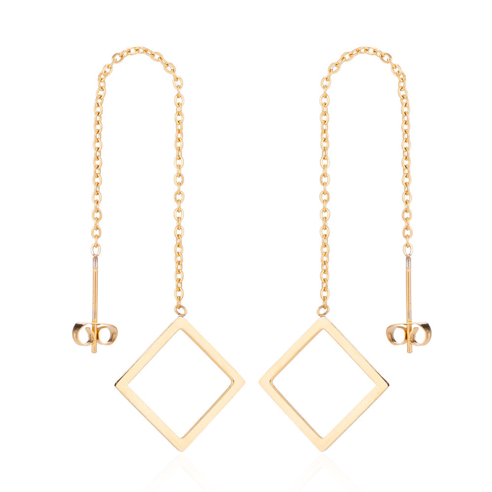 Vintage Metal Tassel Earrings