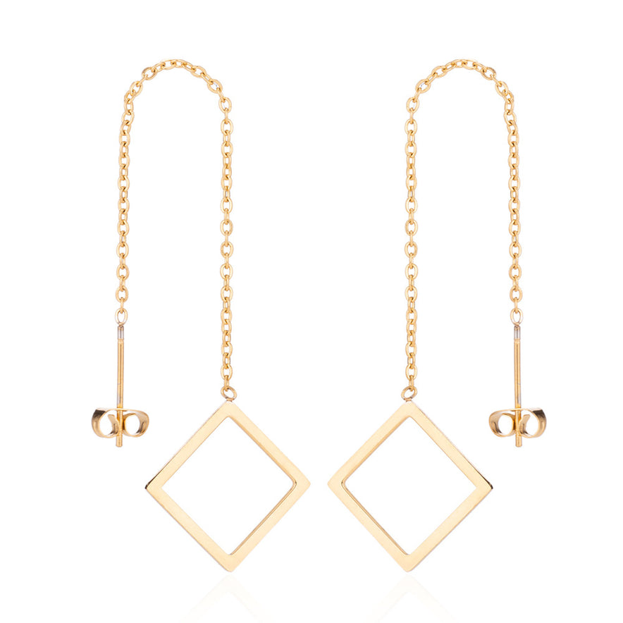 Vintage Metal Tassel Earrings