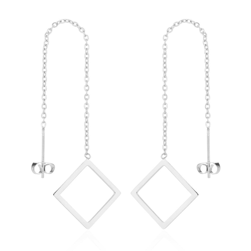 Vintage Metal Tassel Earrings