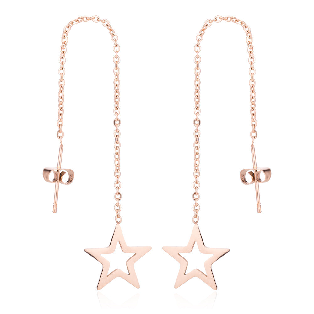 Vintage Metal Tassel Earrings