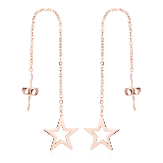 Vintage Metal Tassel Earrings