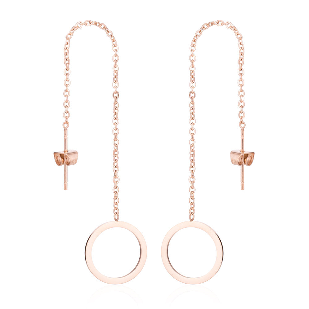 Vintage Metal Tassel Earrings