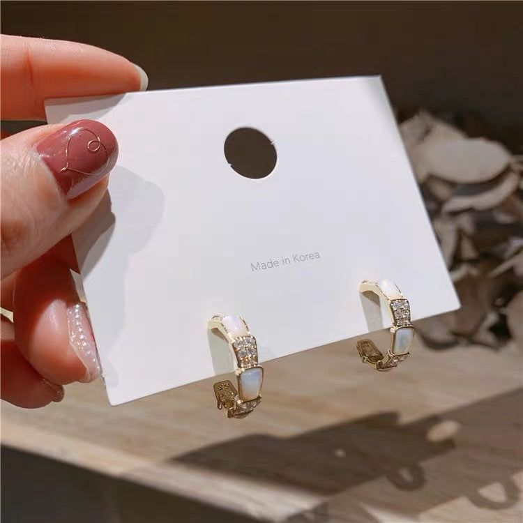 Metal Shell Earrings