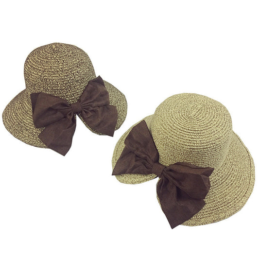 Big Bow Split Sunshade Hat