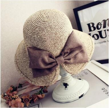 Big Bow Split Sunshade Hat