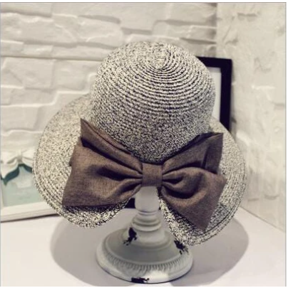 Big Bow Split Sunshade Hat