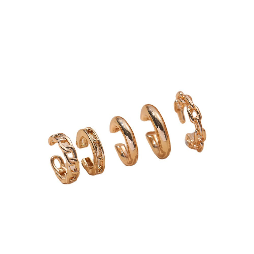 Five-Piece Set Of  Ear Clips