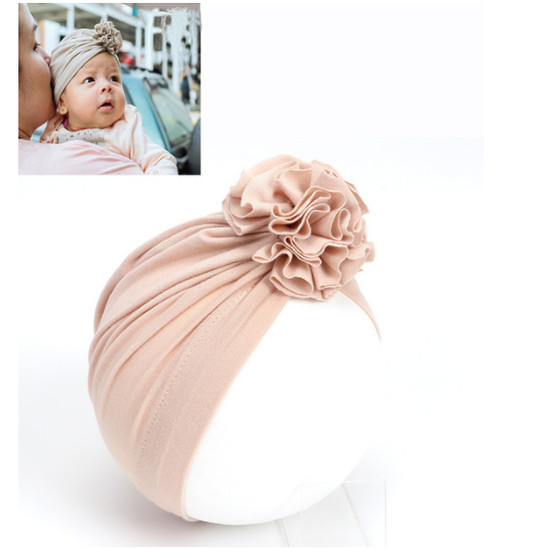 Kids Flower Newborn Baby Cap