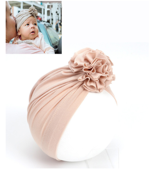 Kids Flower Newborn Baby Cap