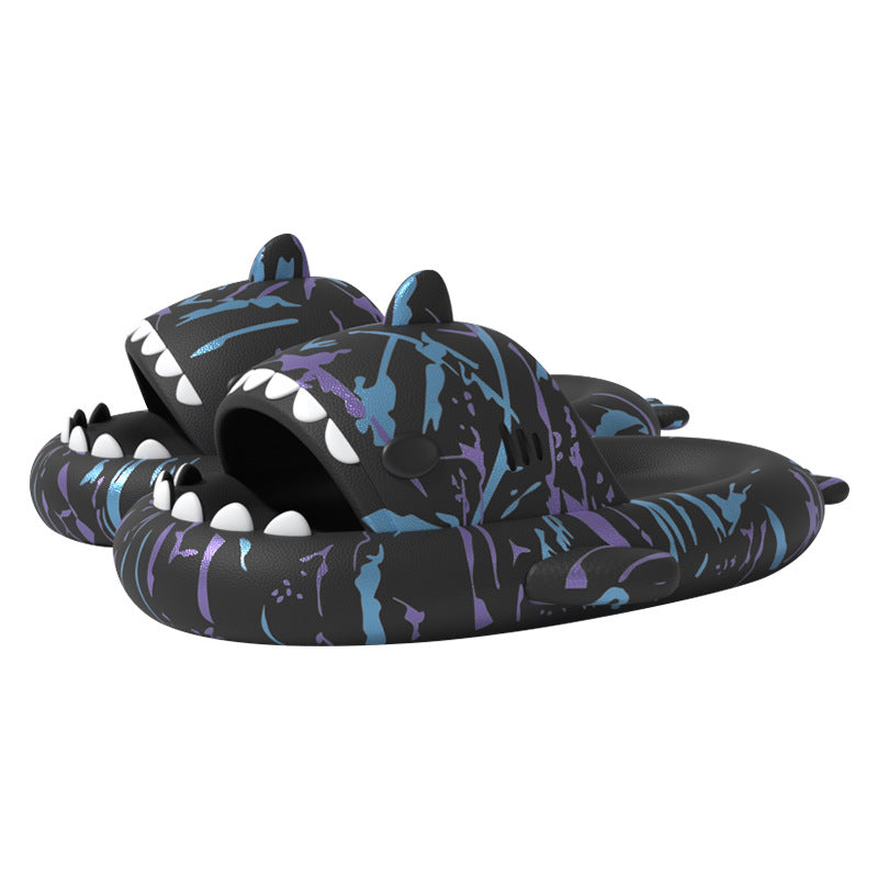 Ins Punk Shark Slippers