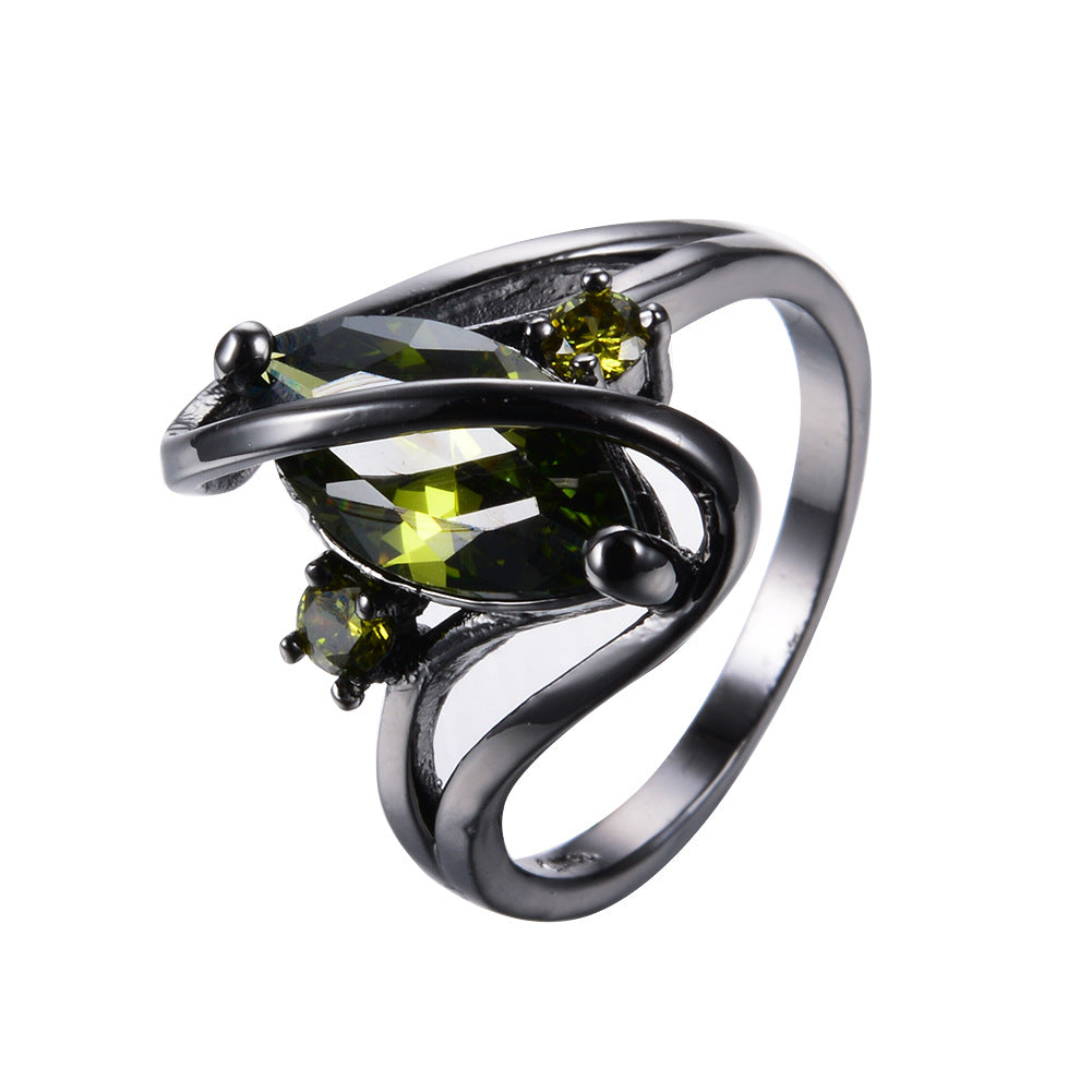 Black Gold Diamond Ring