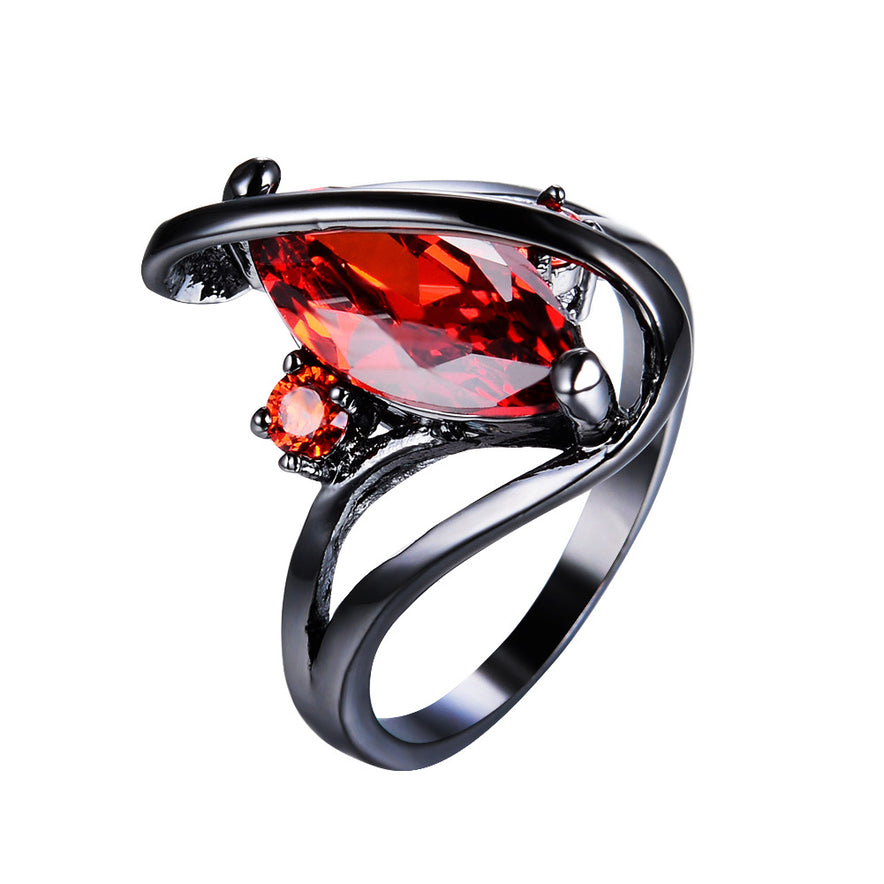 Black Gold Diamond Ring