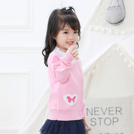Navy Collar Kids Jacket