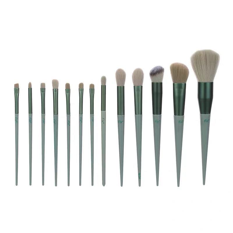 13 PCs Leaf Makeup Brushes