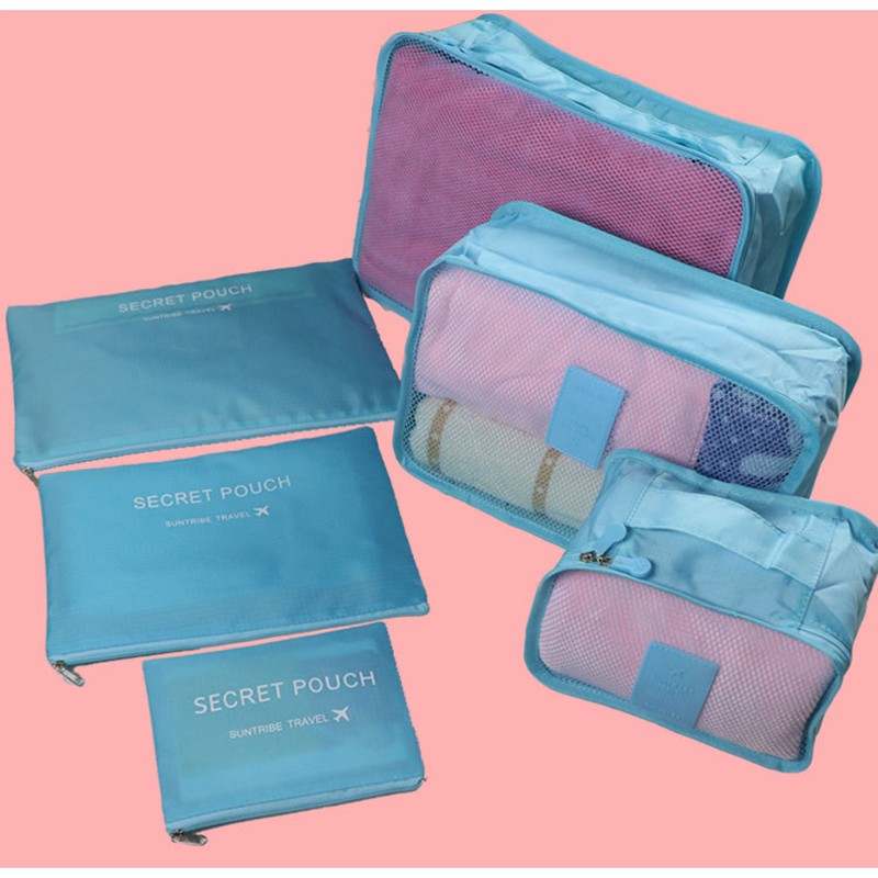 Portable Travel Luggage Packing Cubes | Lightweight Suitcase Organizer Set