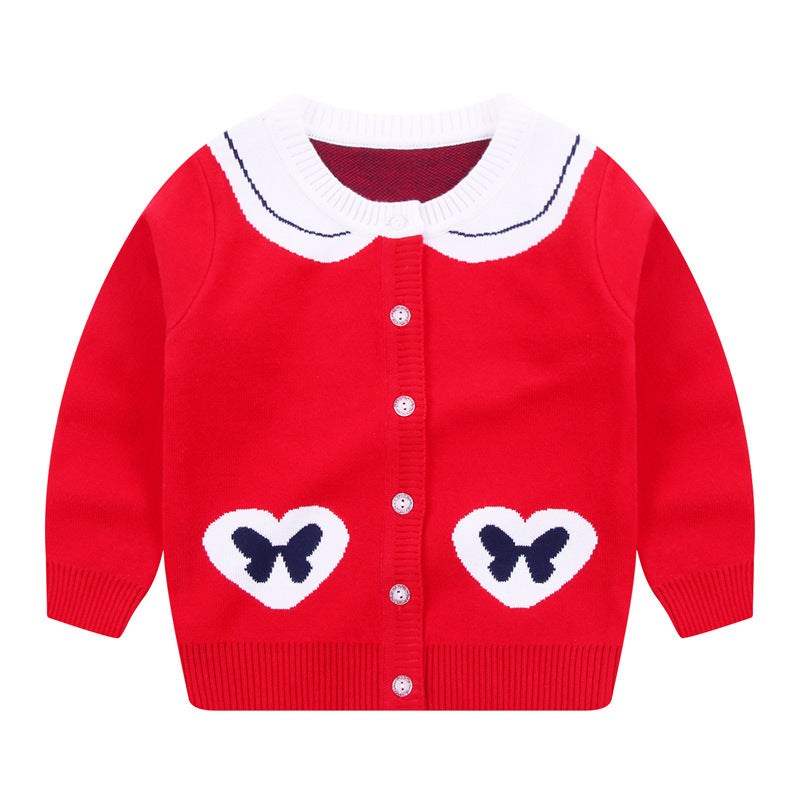 Navy Collar Kids Jacket