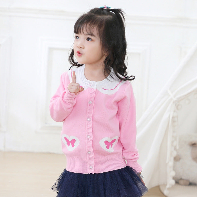 Navy Collar Kids Jacket