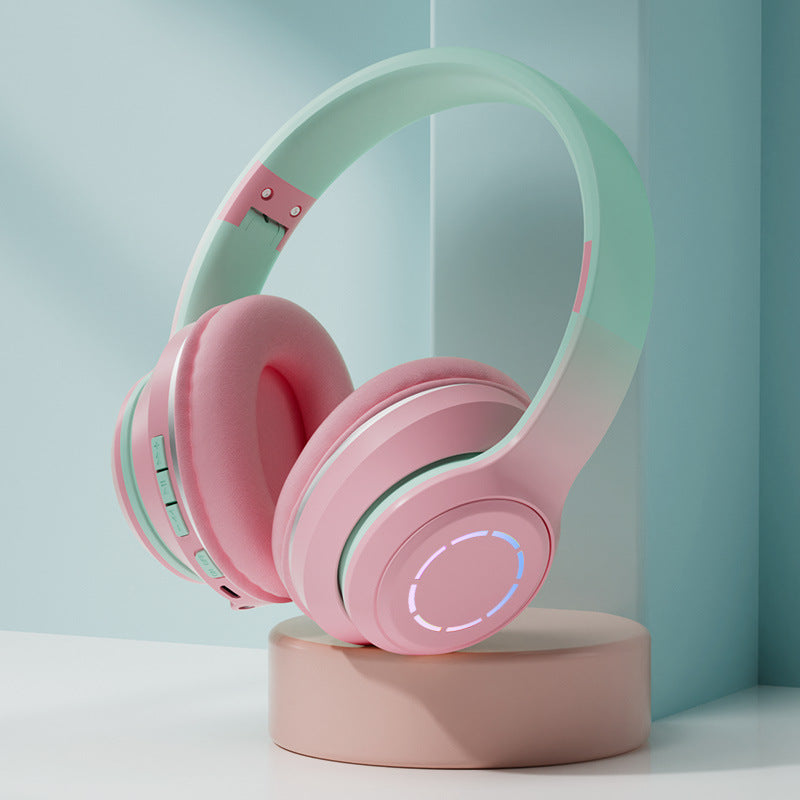 Foldable Gradient Bluetooth Headset