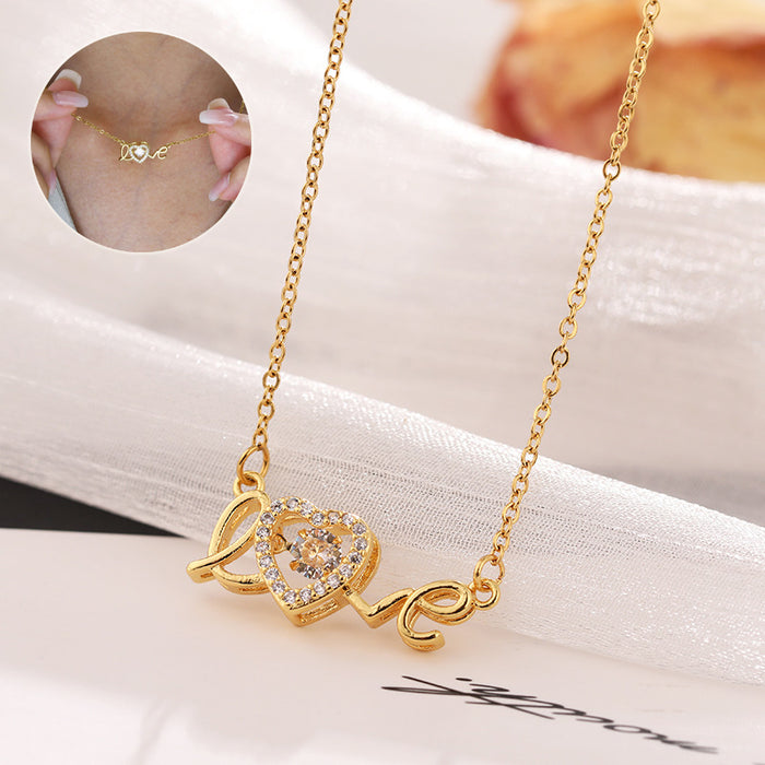 Titanium Steel Love Necklace
