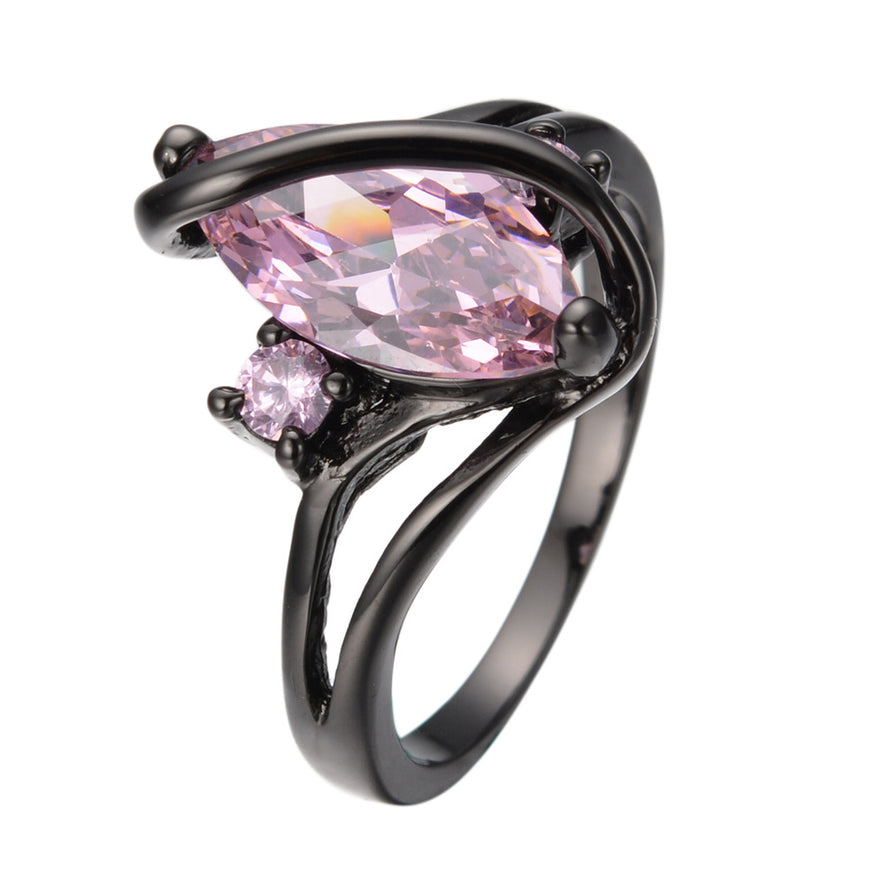 Black Gold Diamond Ring