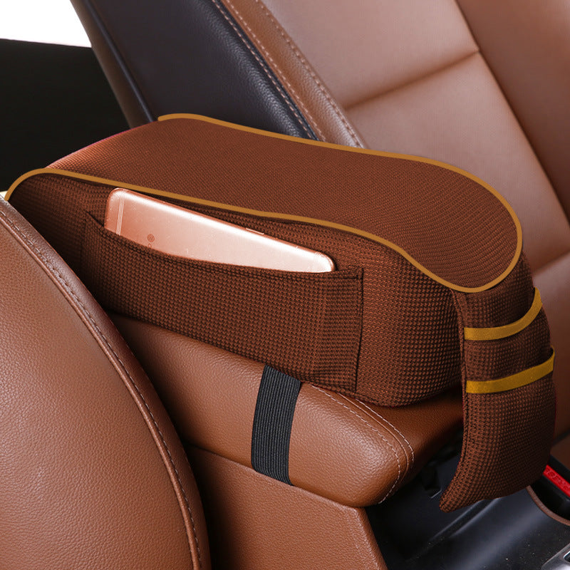 Car armrest box pad