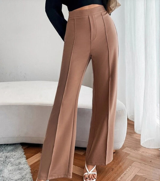High Waist Casual Trousers