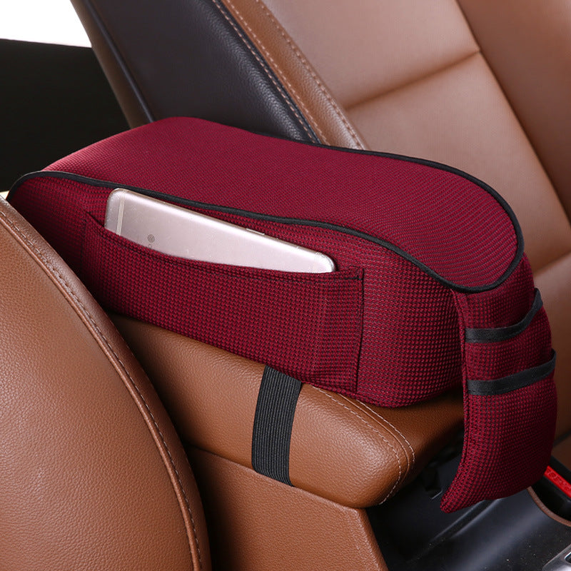 Car armrest box pad