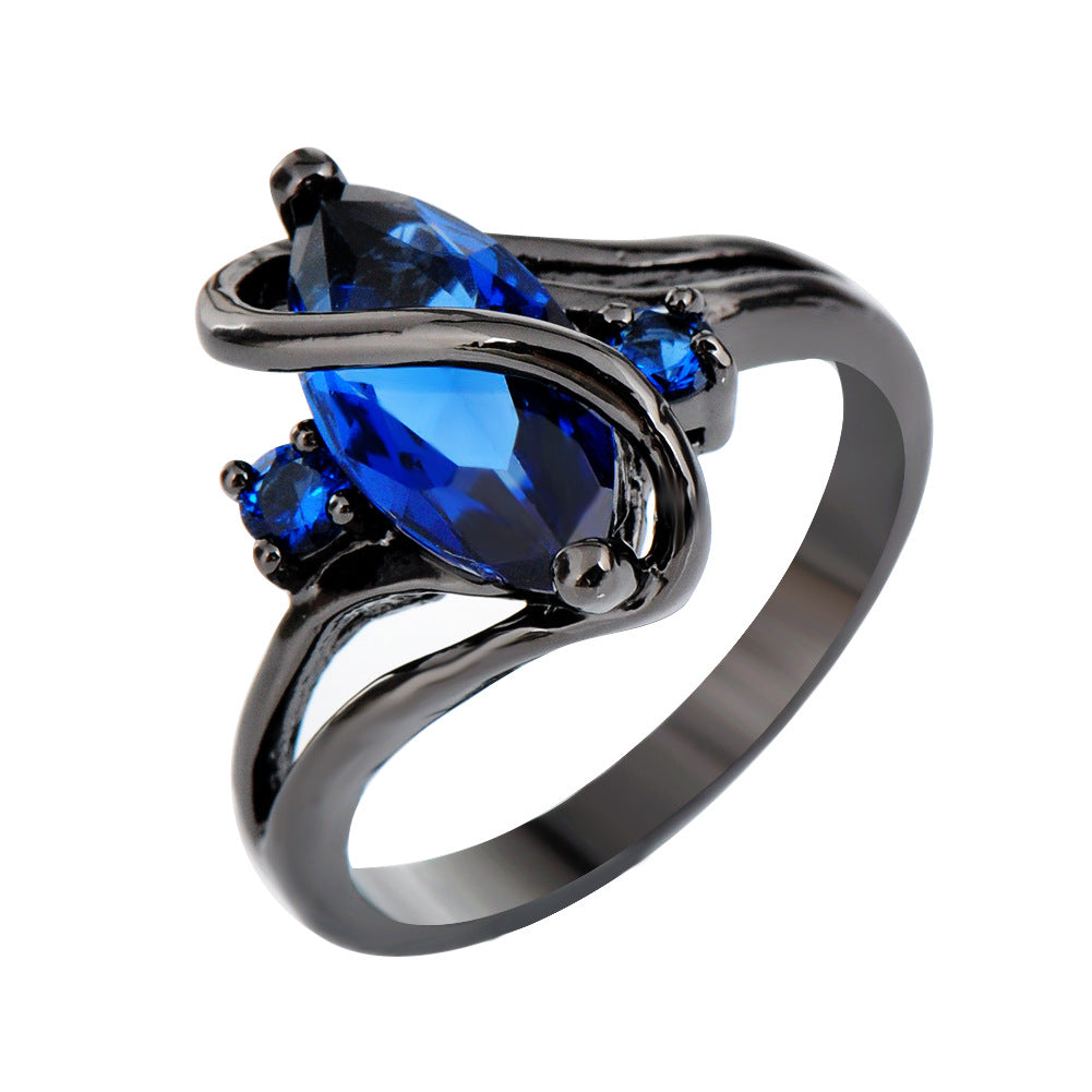 Black Gold Diamond Ring