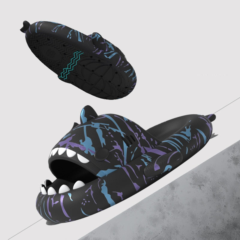 Ins Punk Shark Slippers