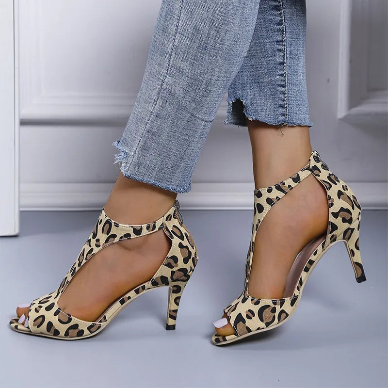 Back Zipper Outdoor Sandals