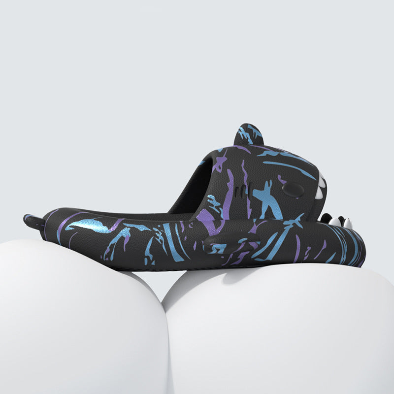 Ins Punk Shark Slippers