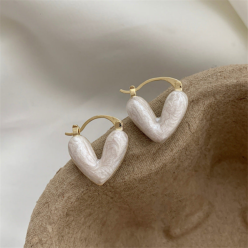 Women's Heart shape Small Earrings