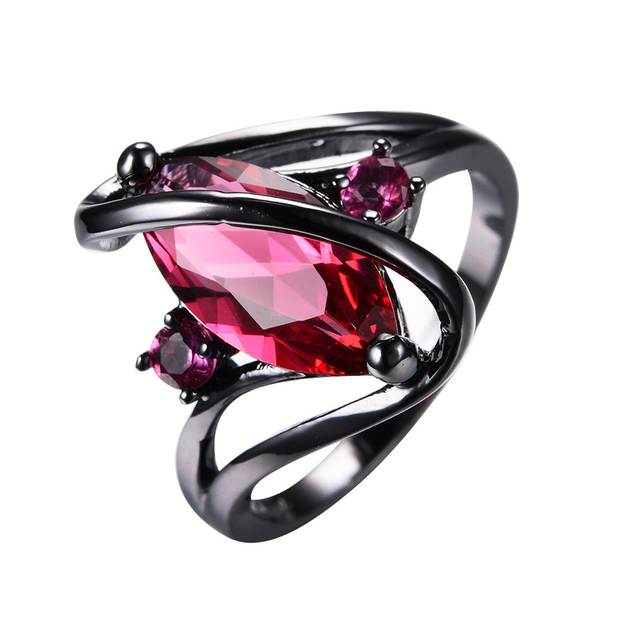 Black Gold Diamond Ring