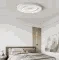 Modern bedroom LED ceiling light flush mount chandelier dimmable living room lamp