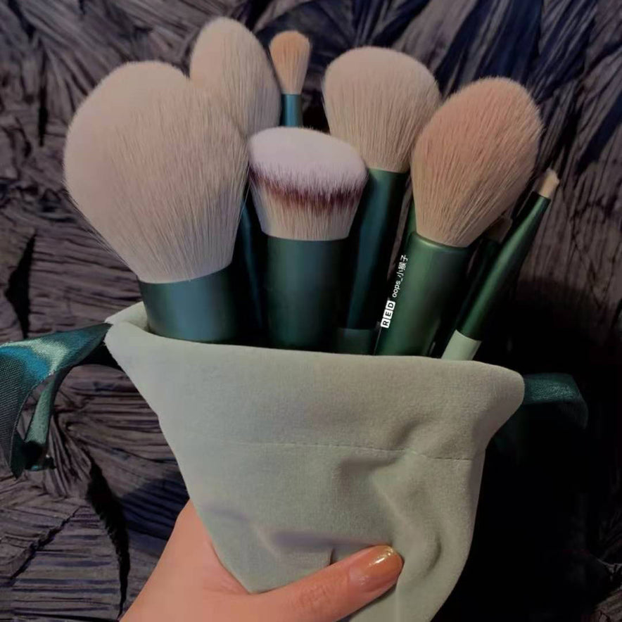 13 PCs Leaf Makeup Brushes