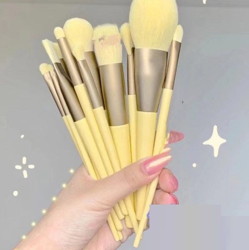 13 PCs Leaf Makeup Brushes