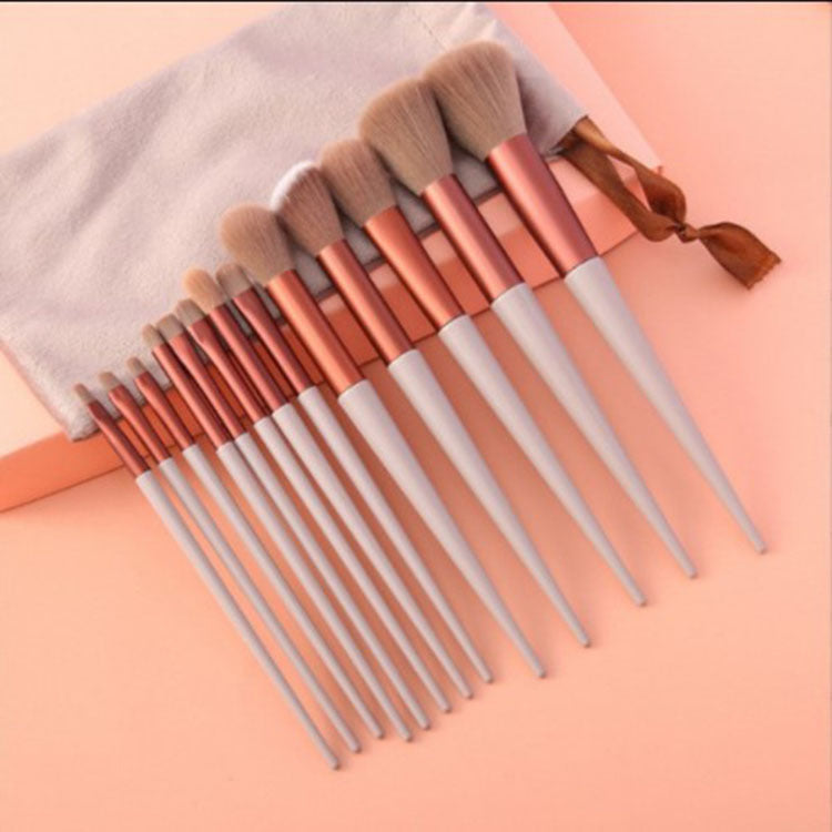 13 PCs Leaf Makeup Brushes